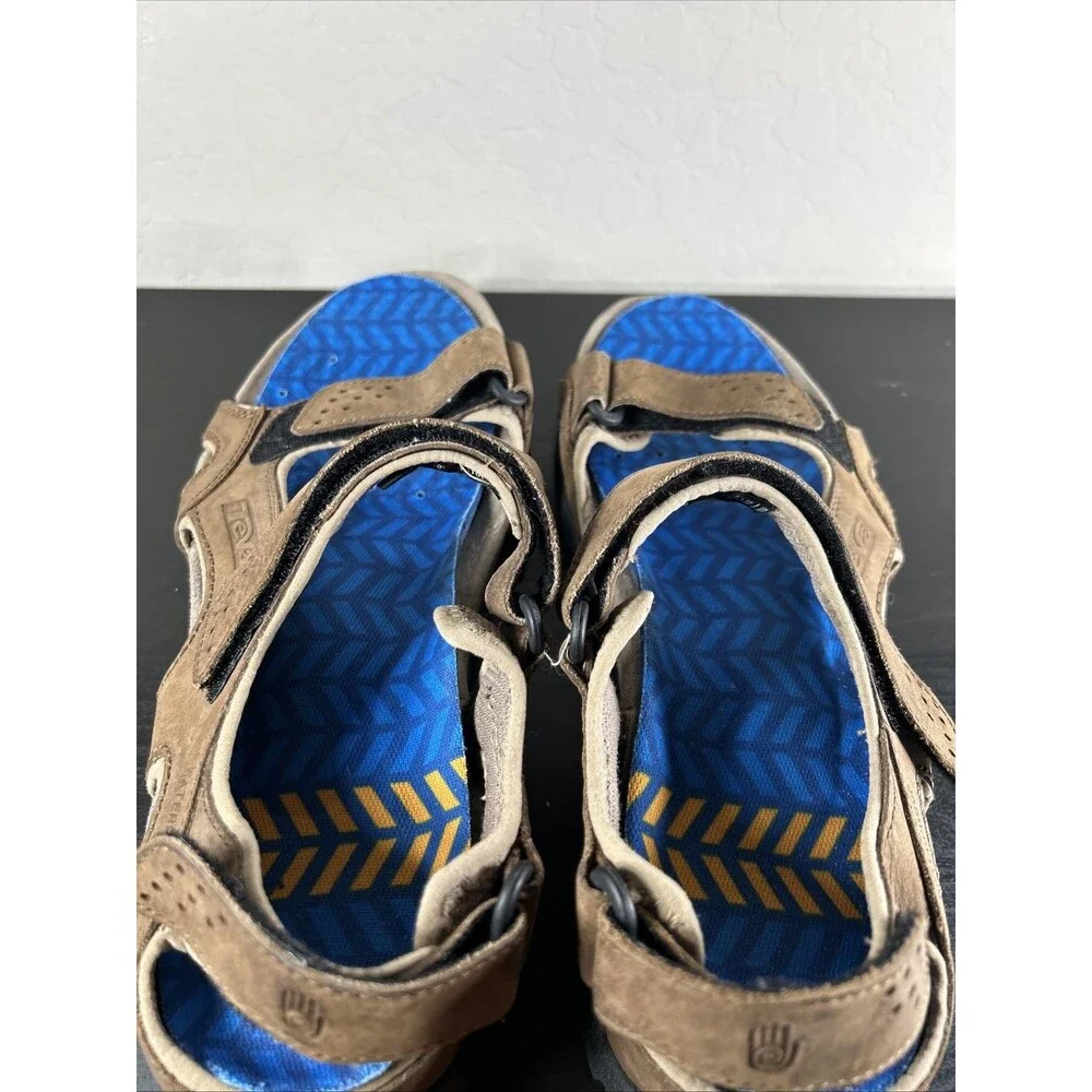Teva Sandals Men's Size 13 Canyon Hybrid Trail Brown Hiking Flaw